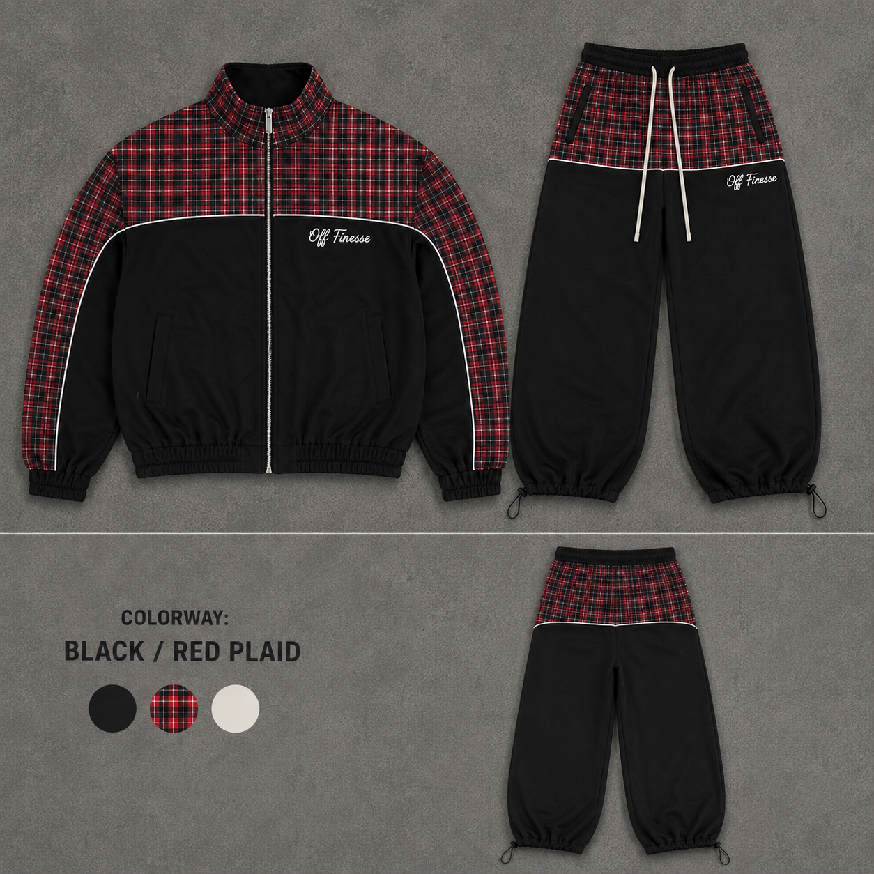 CRISMON PLAID ESSENTIAL PANTS