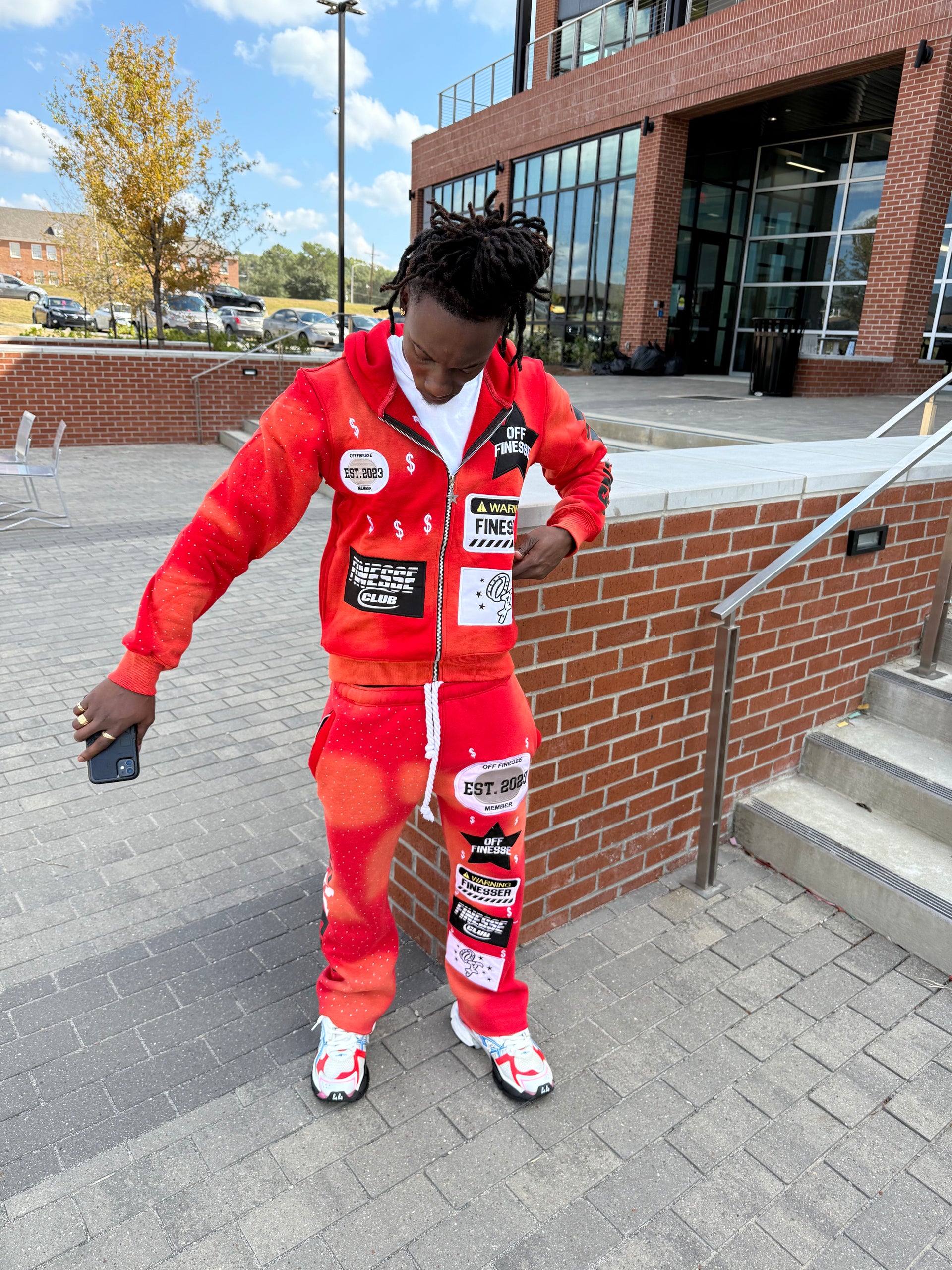 "Bloody" Patchwork Sweatsuit
