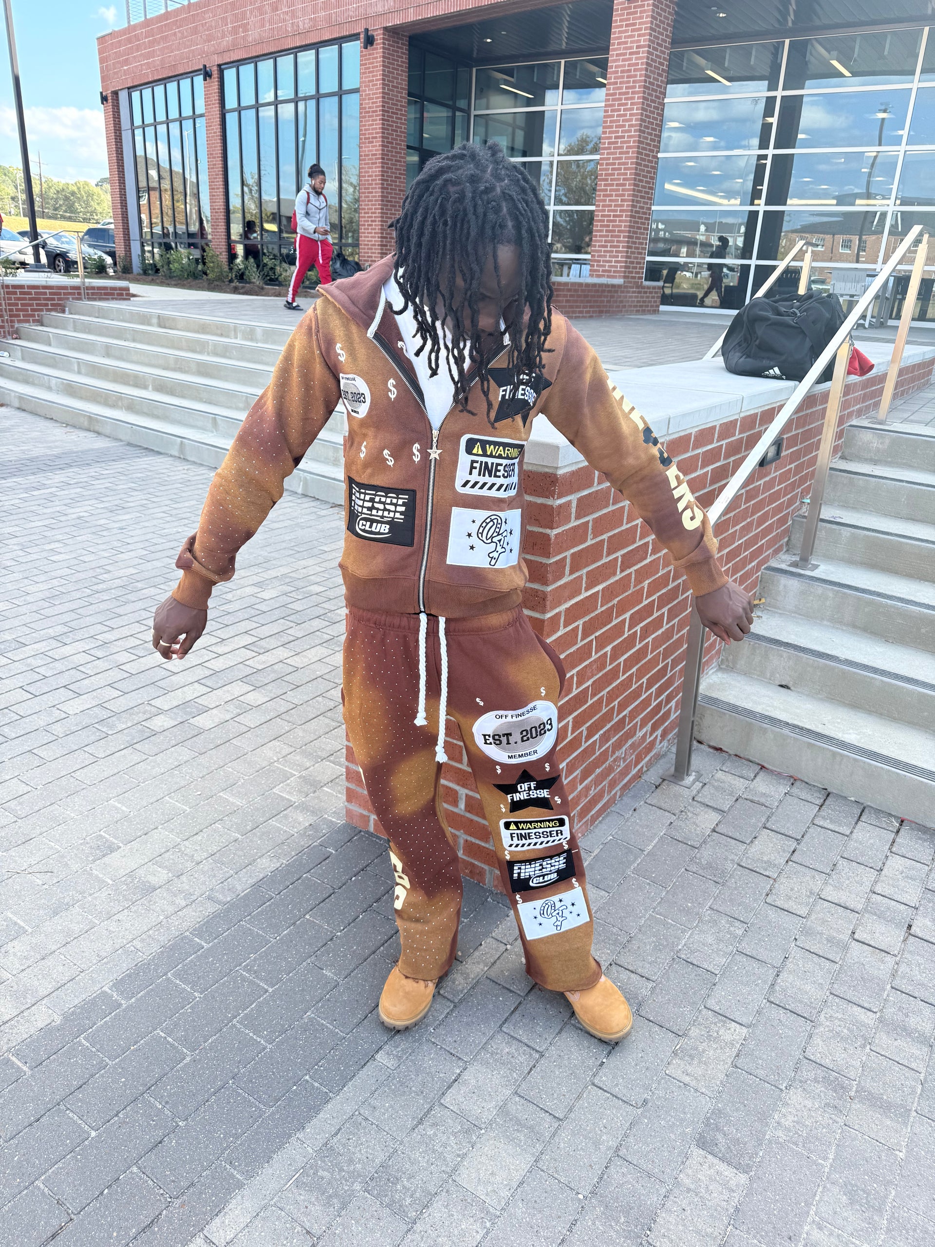 "Earth" Patchwork Sweatsuit