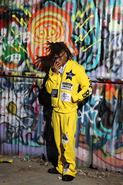 BUMBLEE PATCHWORK ZIPUP