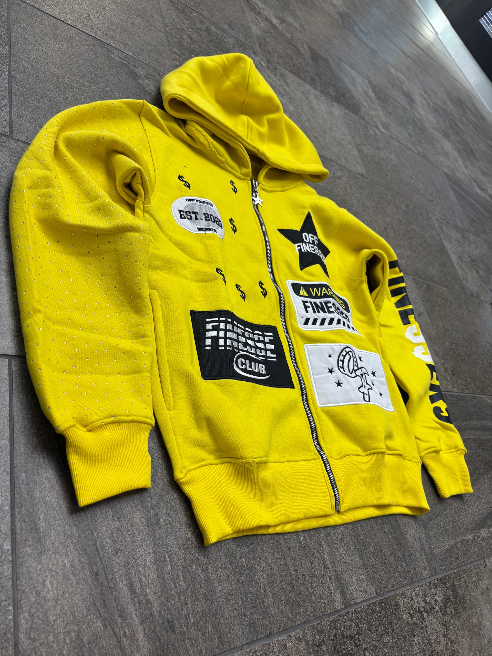 Bumblebee Patchwork Zipup