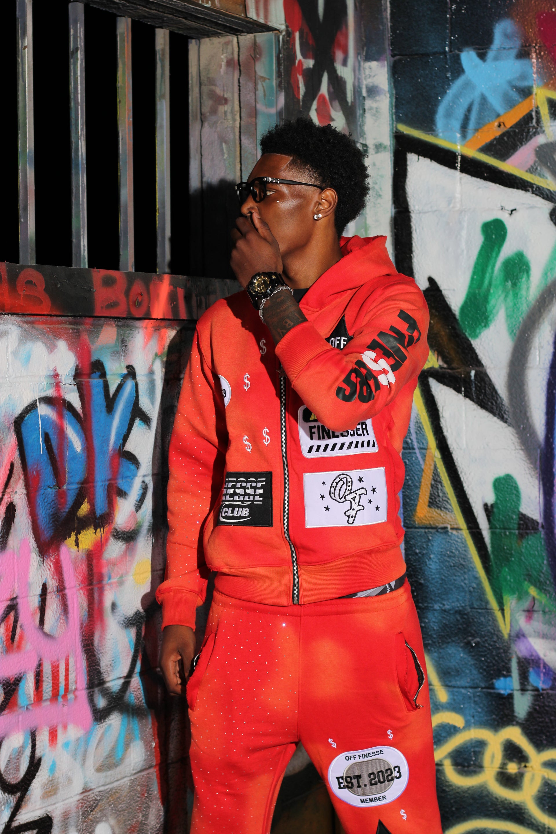 Bloody Patchwork Sweatsuit