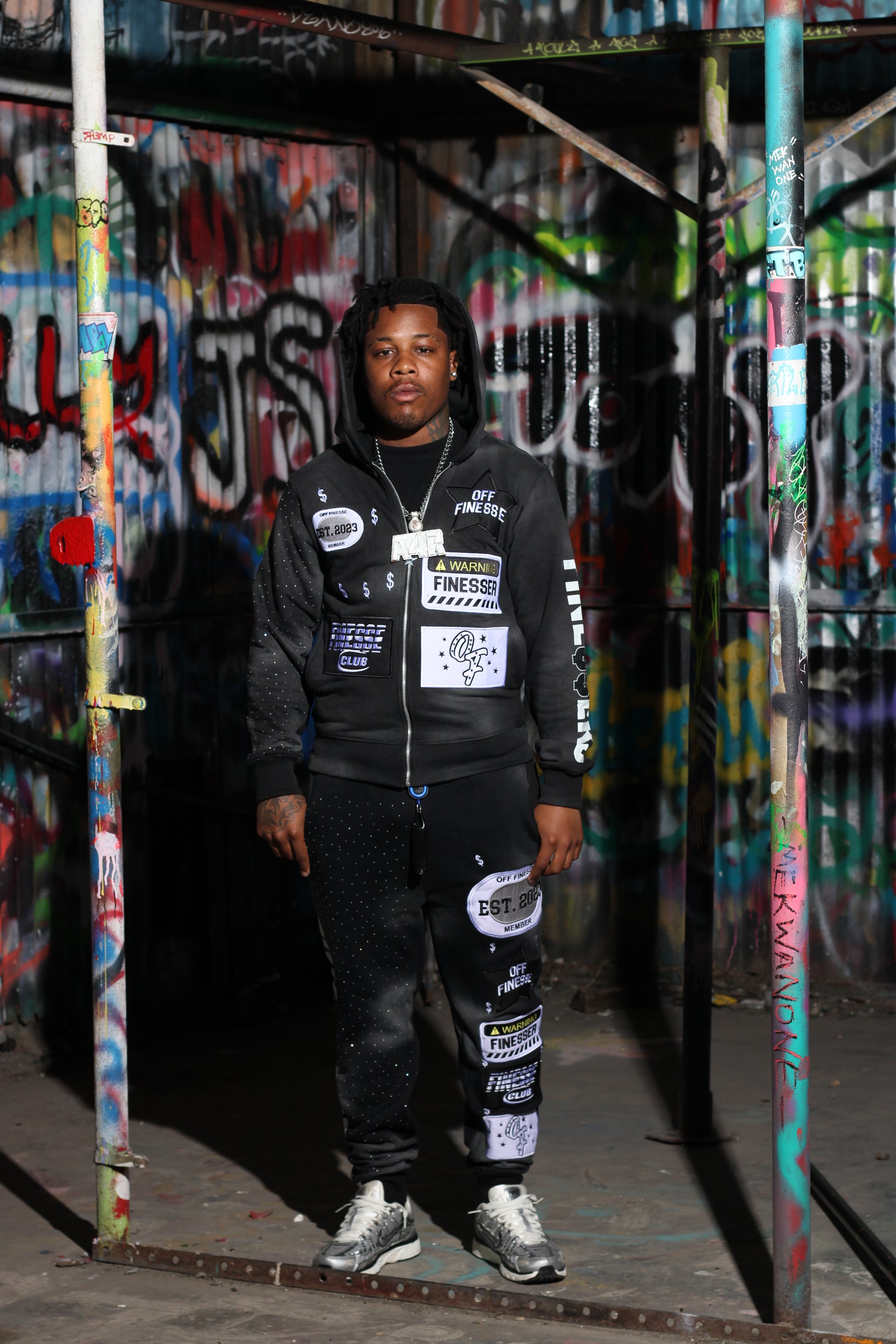 Midnight Patchwork Sweatsuit