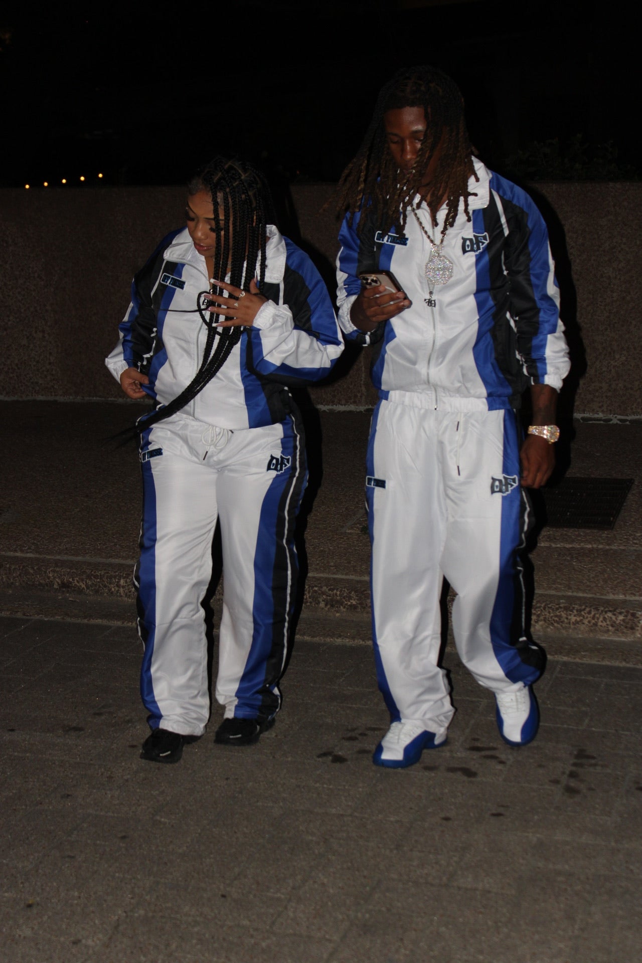 Royal Blue Windbreaker Set