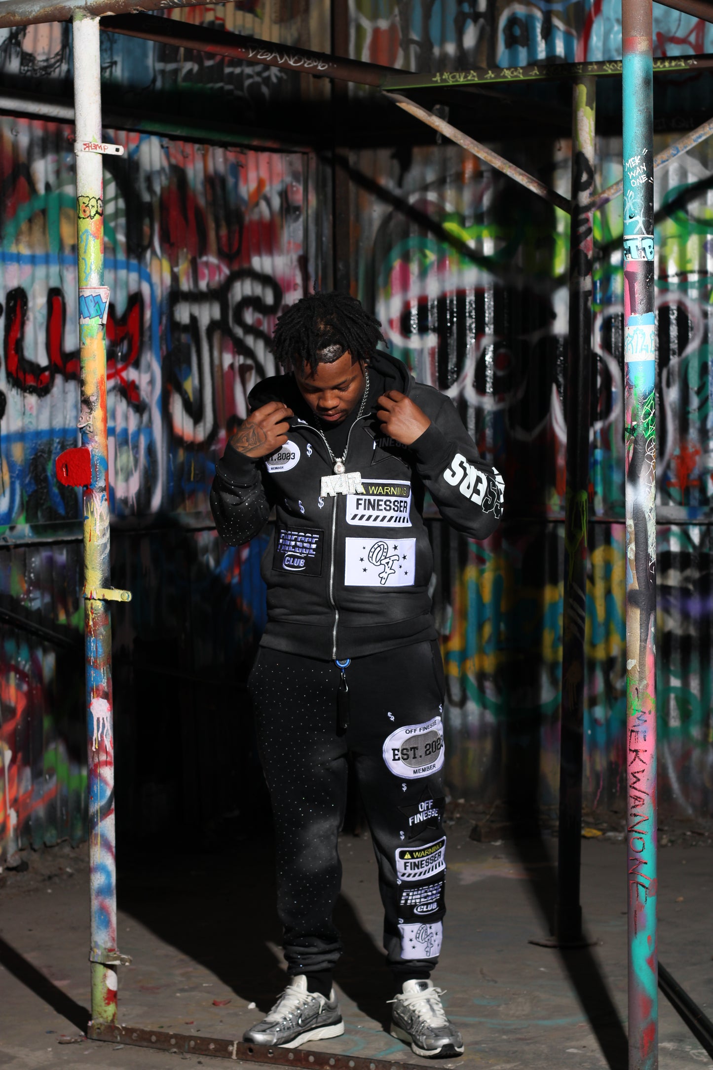 ONYX PATCHWORK ZIPUP