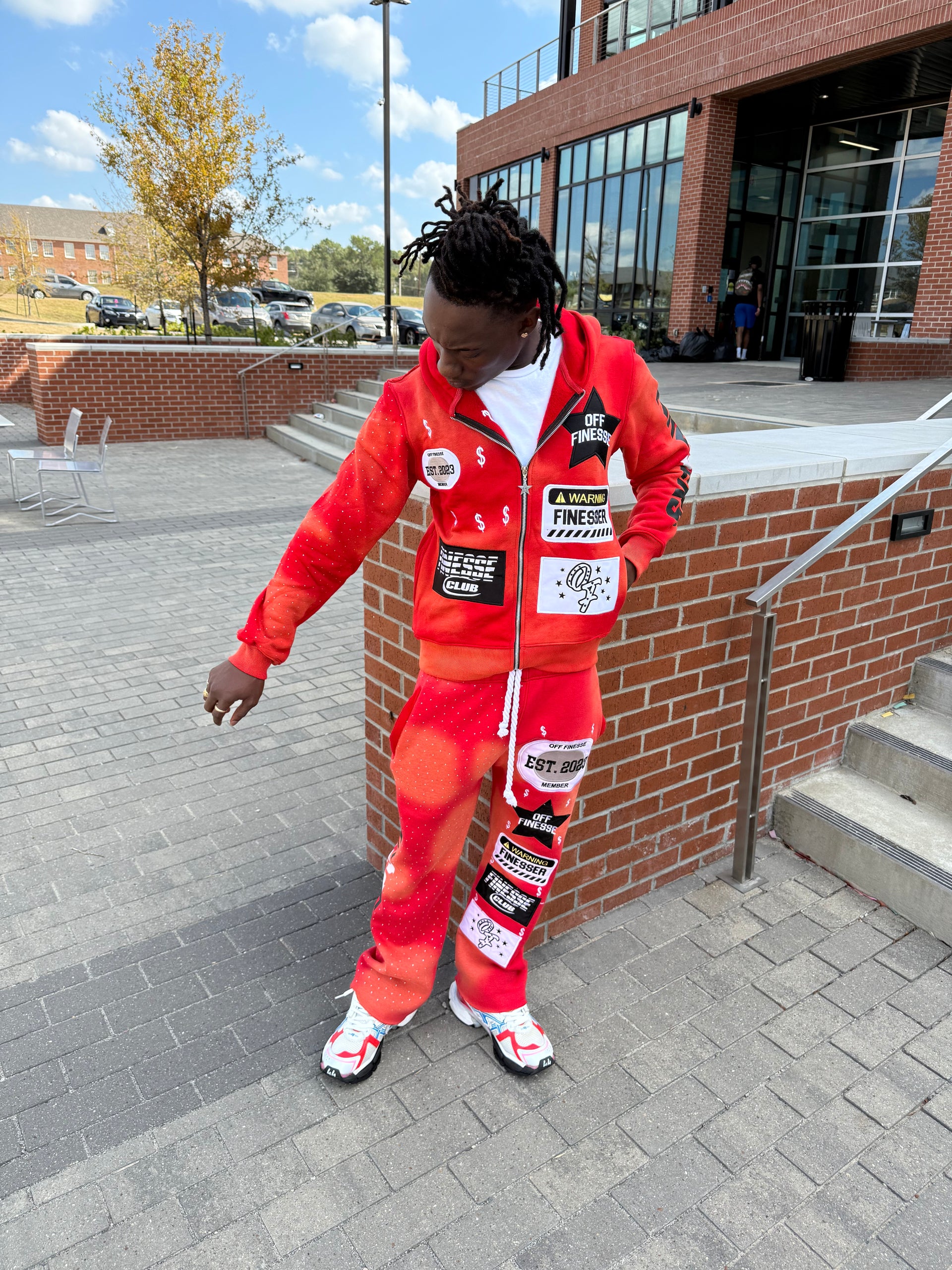 "Bloody" Patchwork Sweatsuit