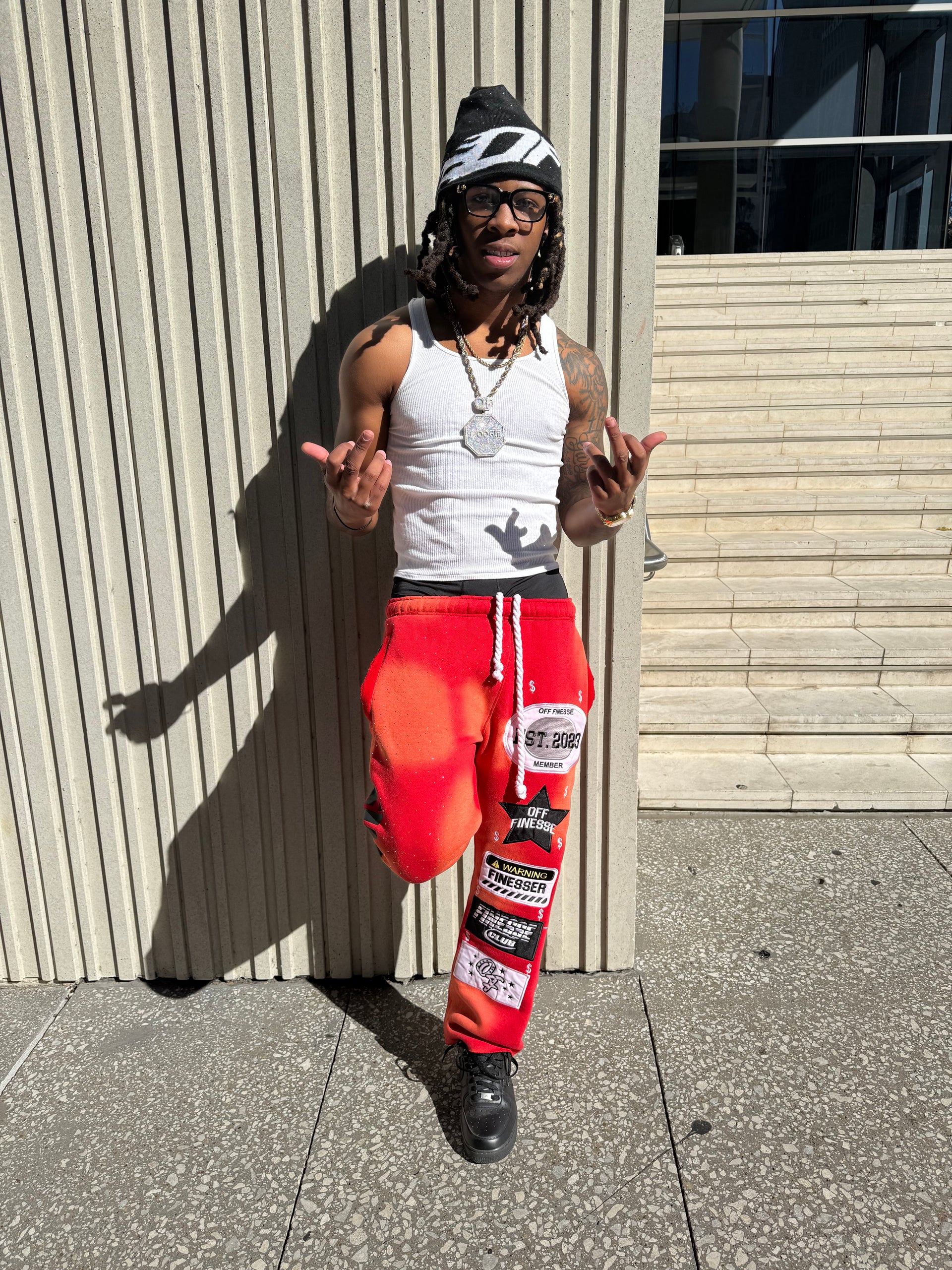 Bloody Patchwork Sweats