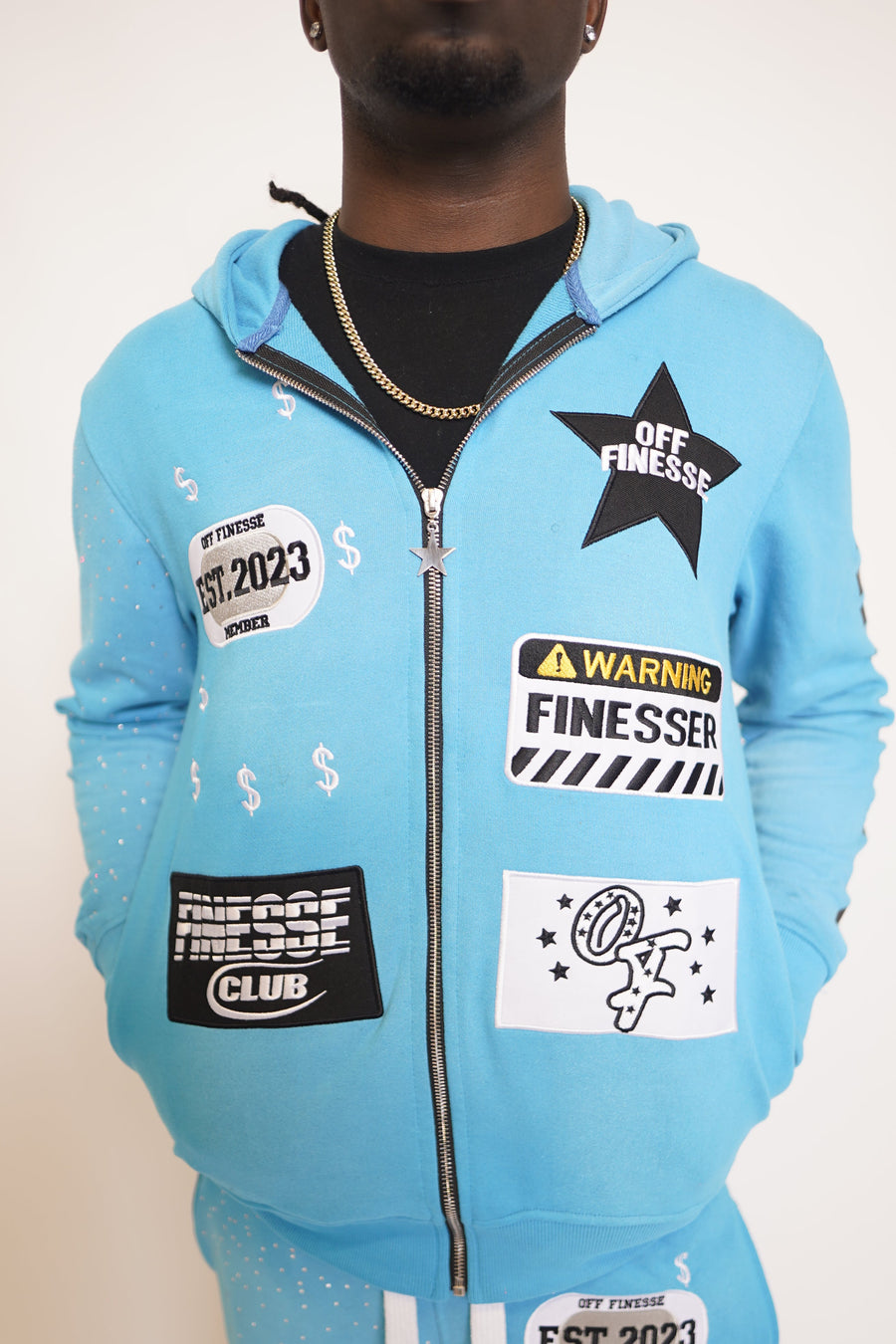 Chlorine Patchwork Zipup
