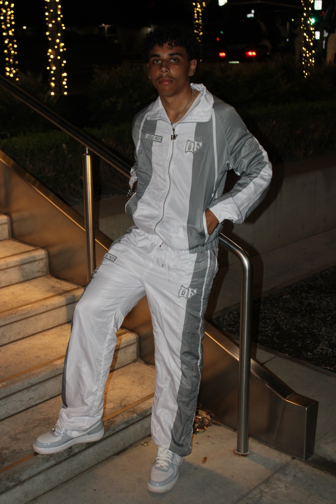 Cool Grey Windbreaker Set