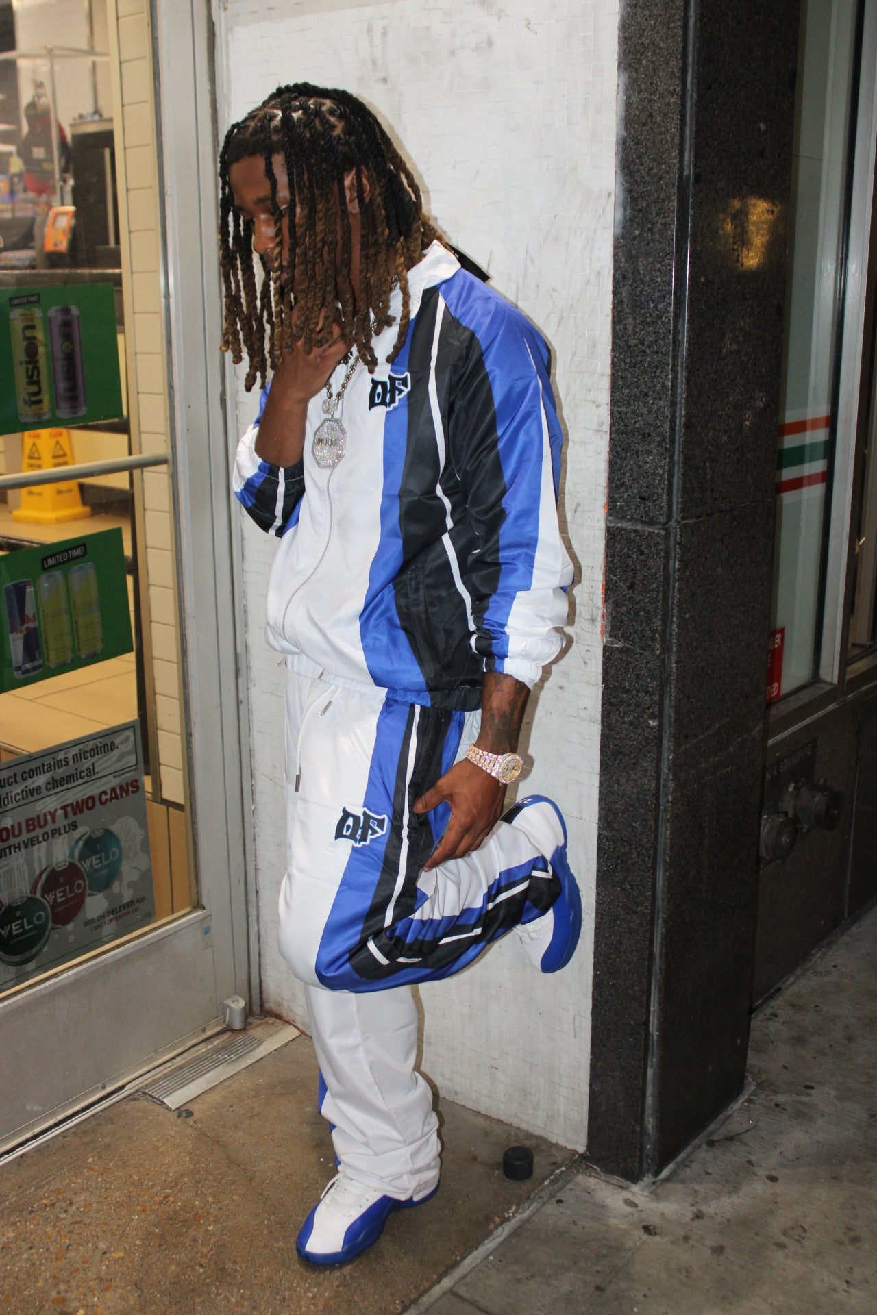 Royal Blue Windbreaker Set