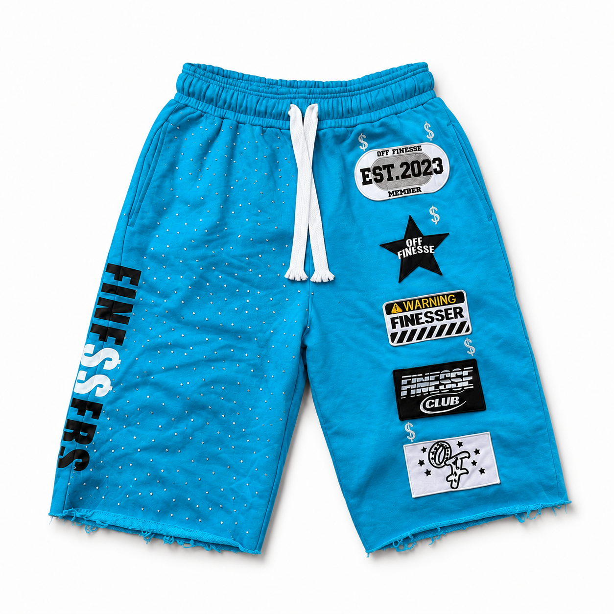 Chlorine Patchwork Shorts