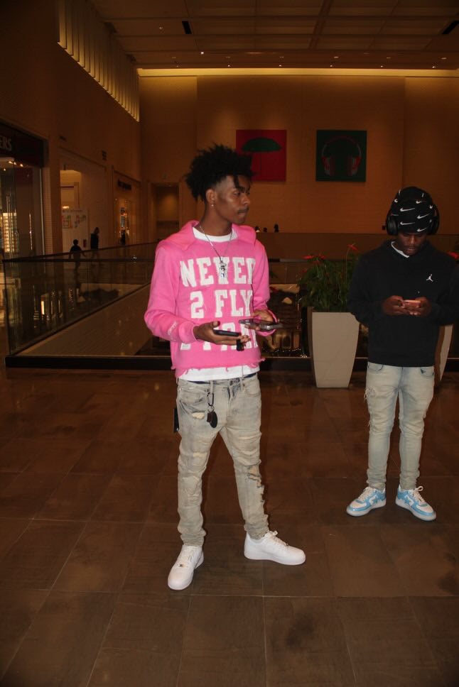 PINK NEVER 2 FLY 2 PRAY HOODIE