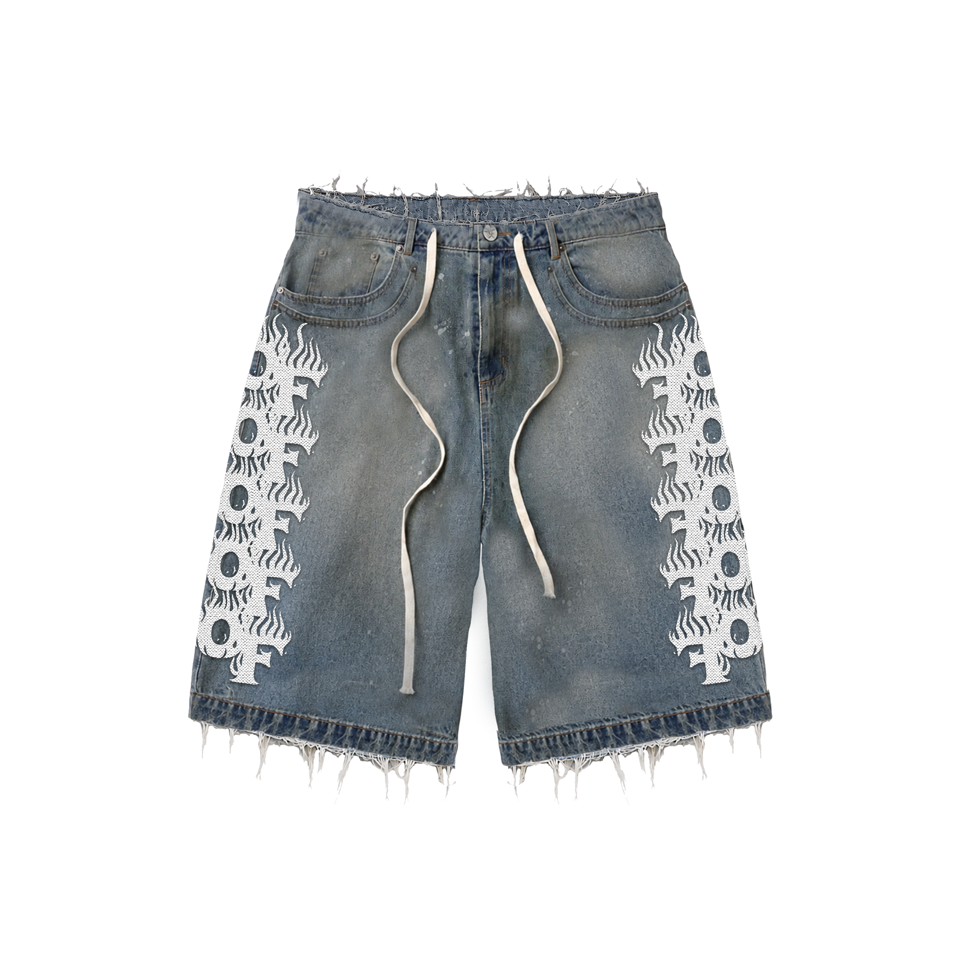 DENIM RETRO SHORTS