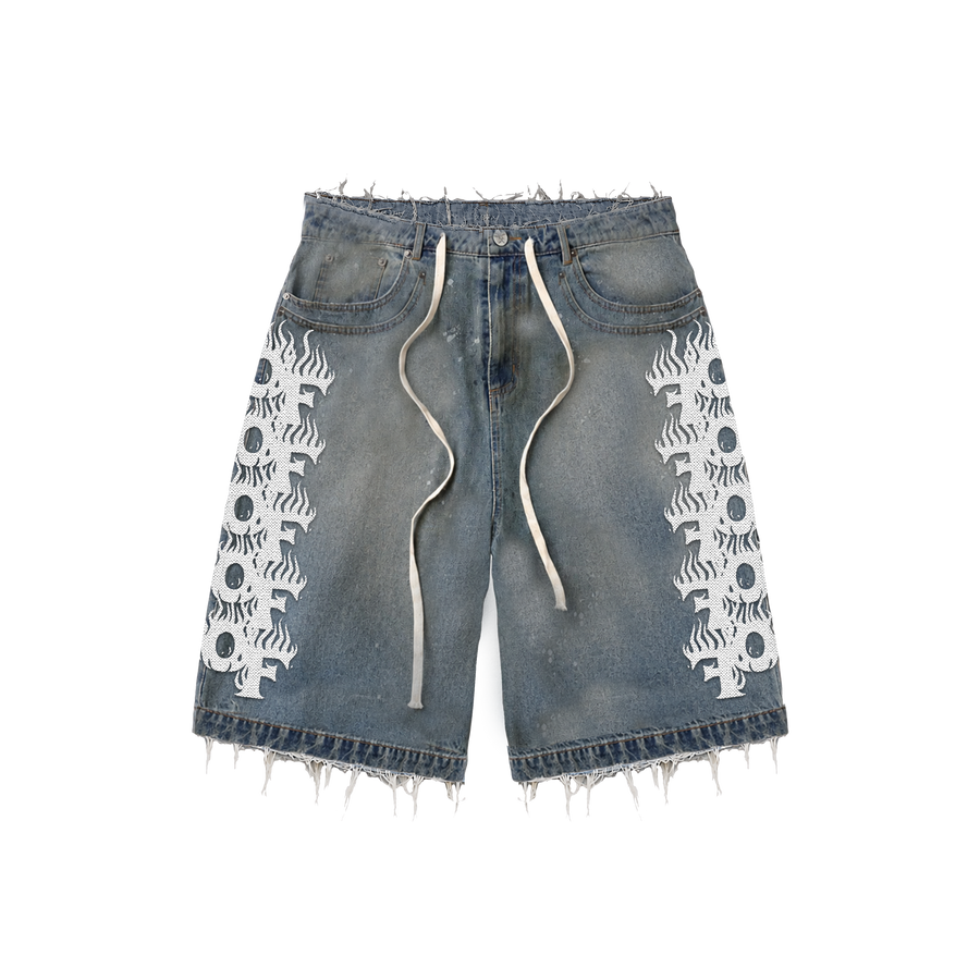 DENIM RETRO SHORTS