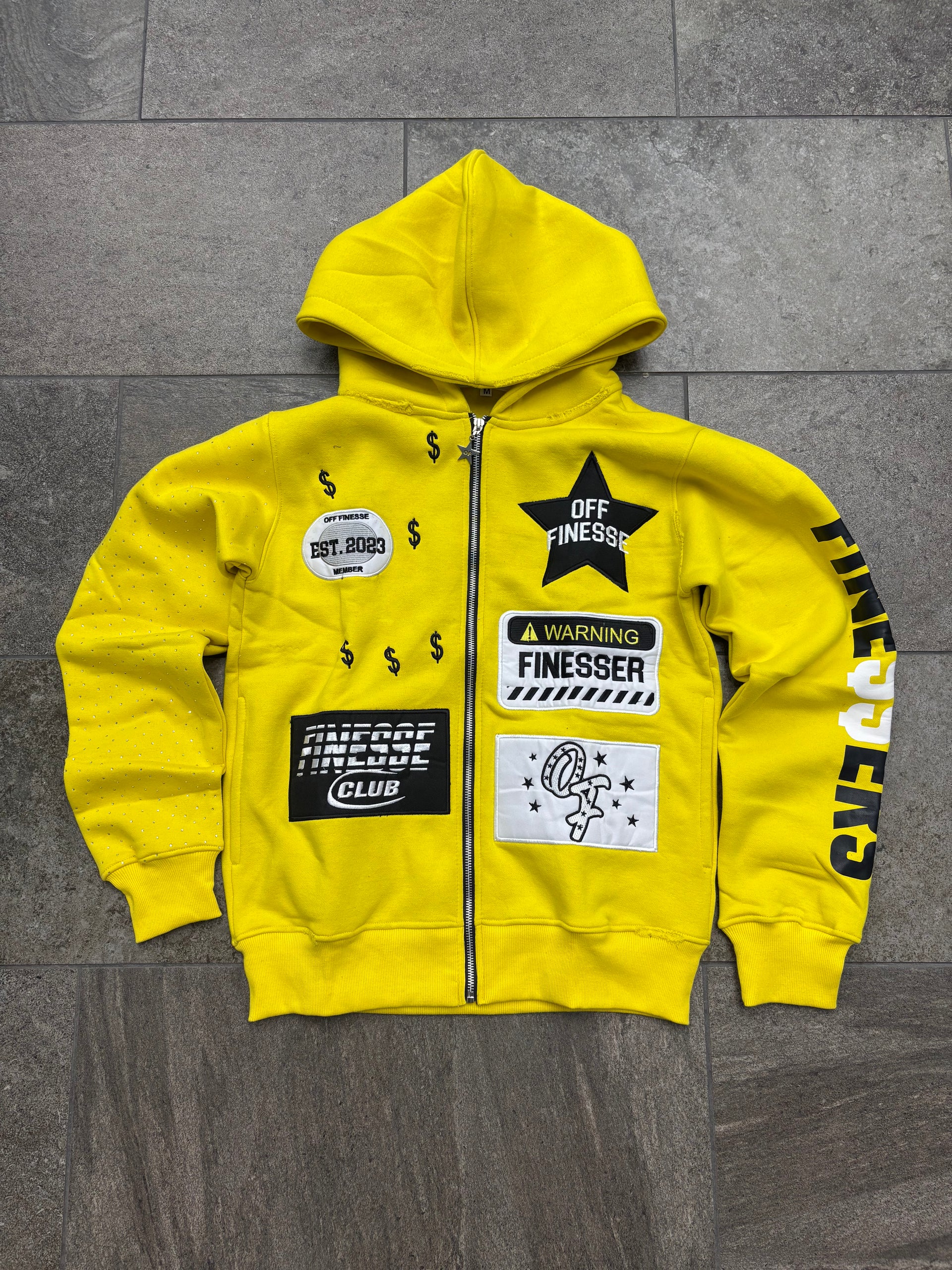 Bumblebee Patchwork Zipup