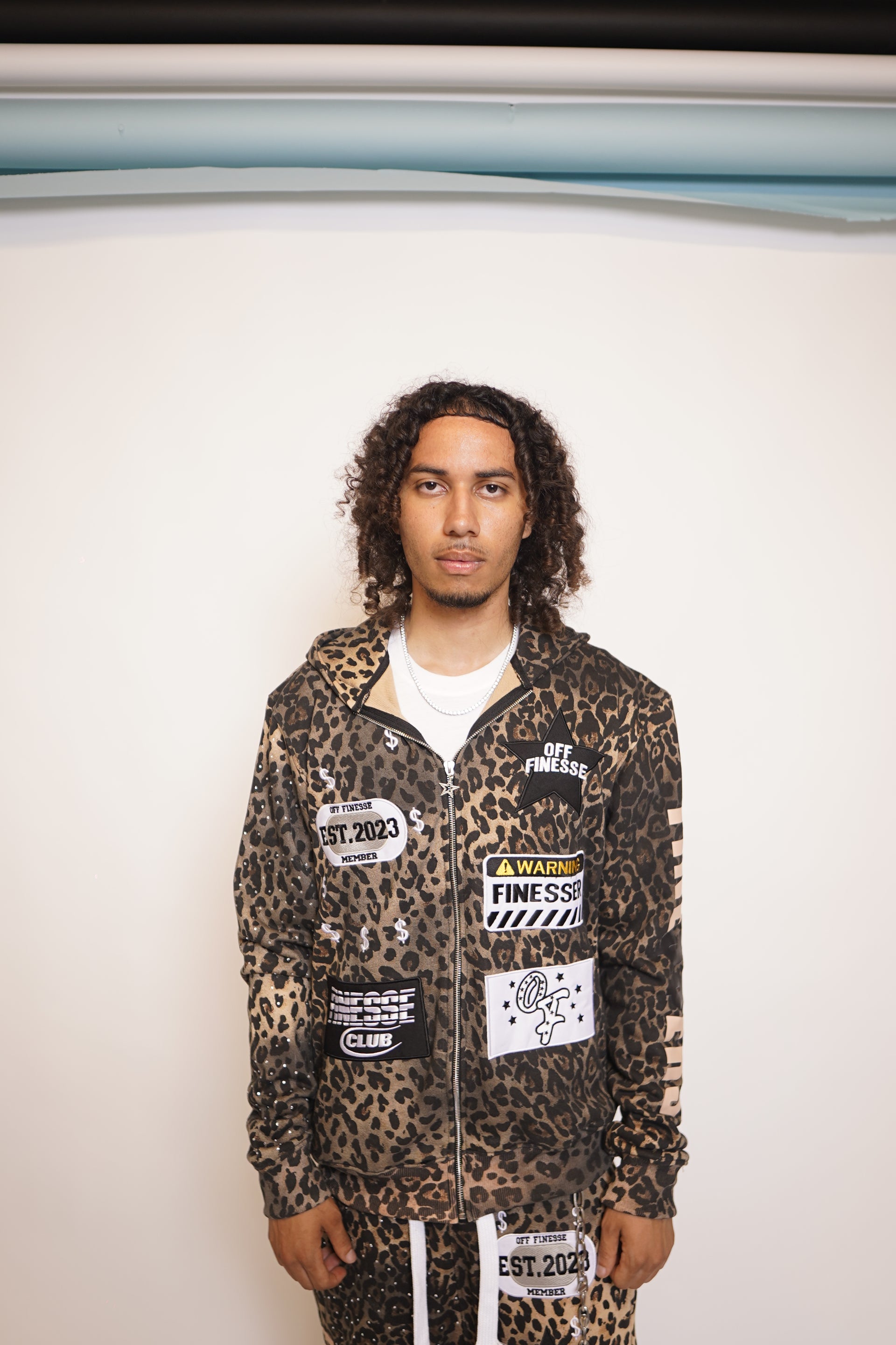Cheeta Patchwork Zipup