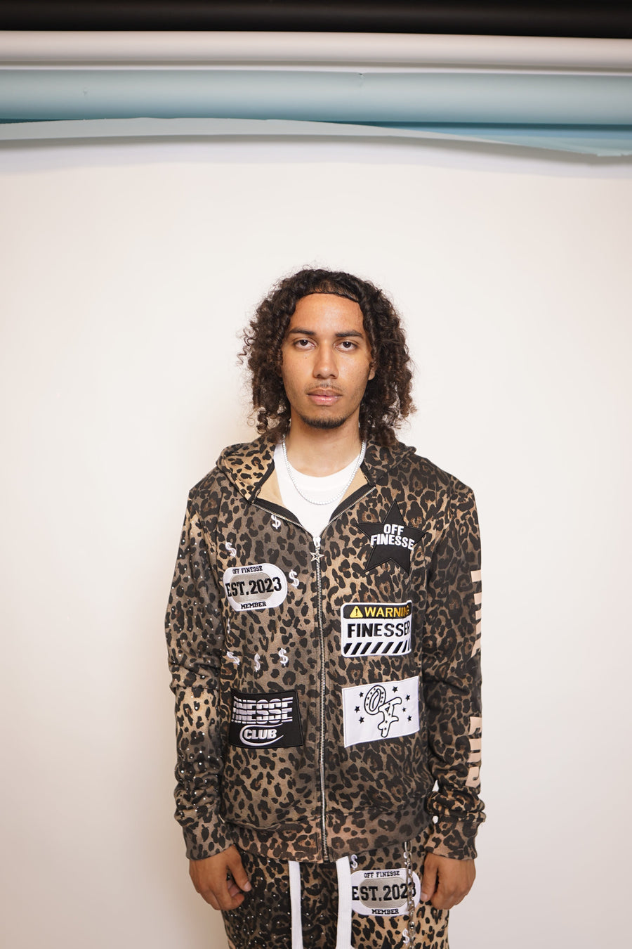 Cheeta Patchwork Zipup