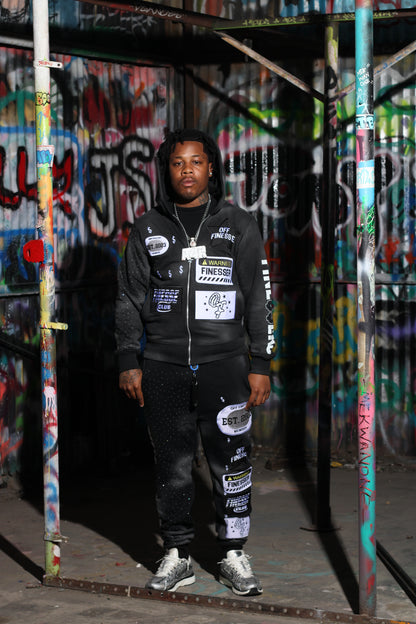 ONYX PATCHWORK ZIPUP