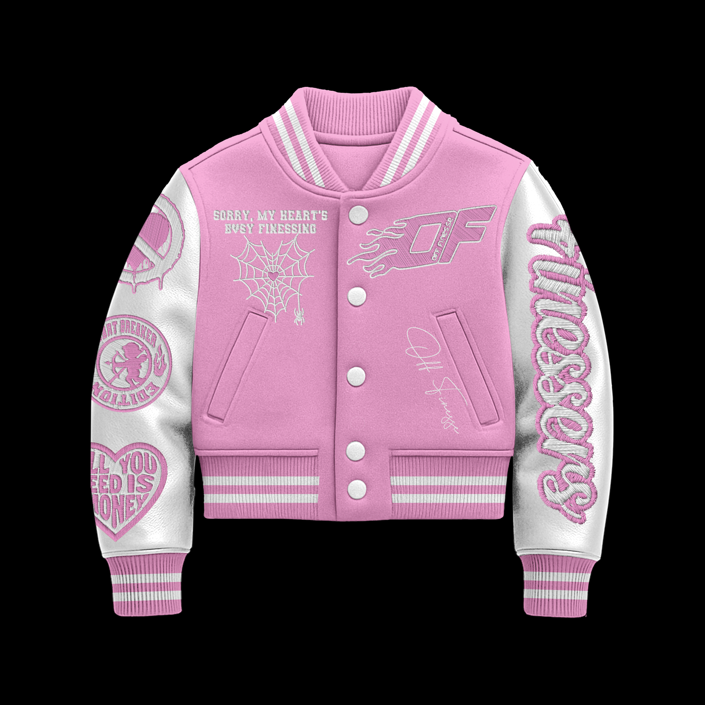 LOVERS EDITION (WOMENS) CROPPED VARSITY