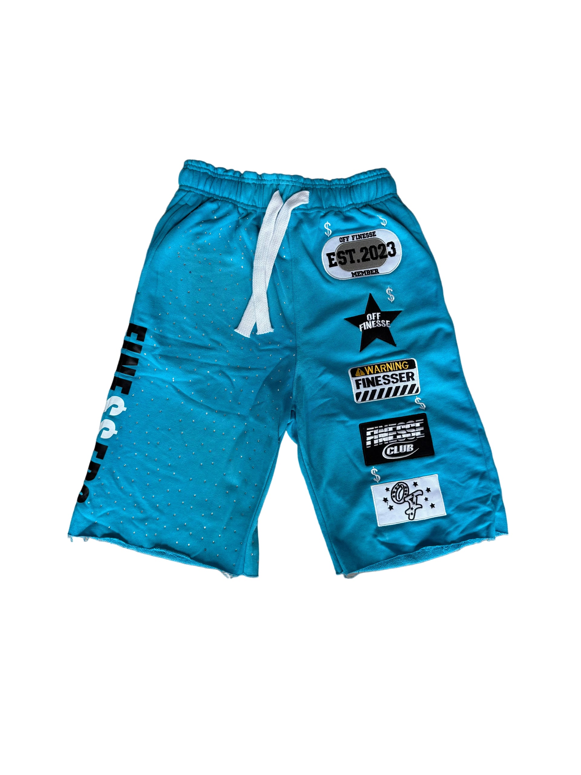 Chlorine Patchwork Shorts