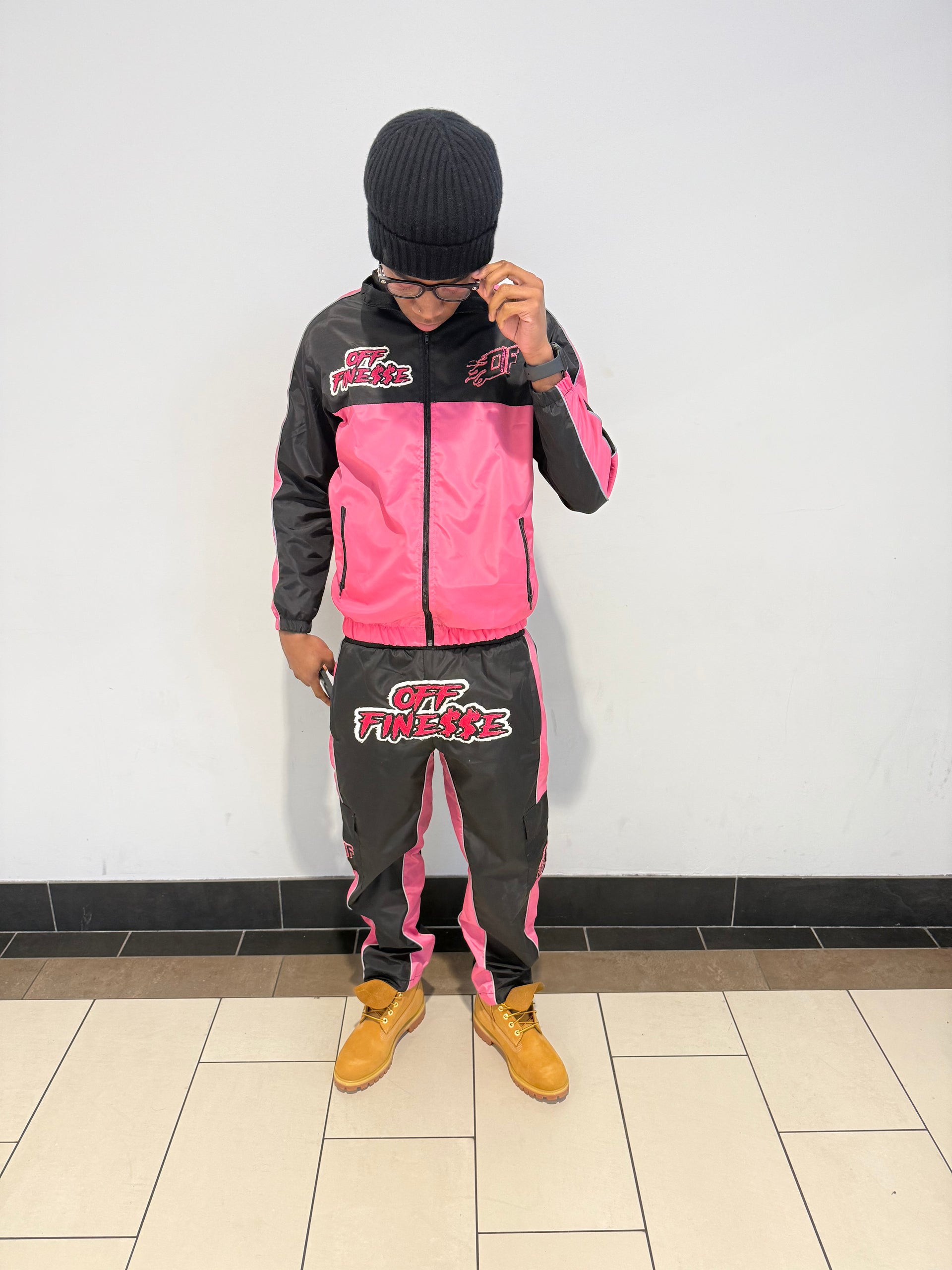 PINK OUT WINDBREAKER SET