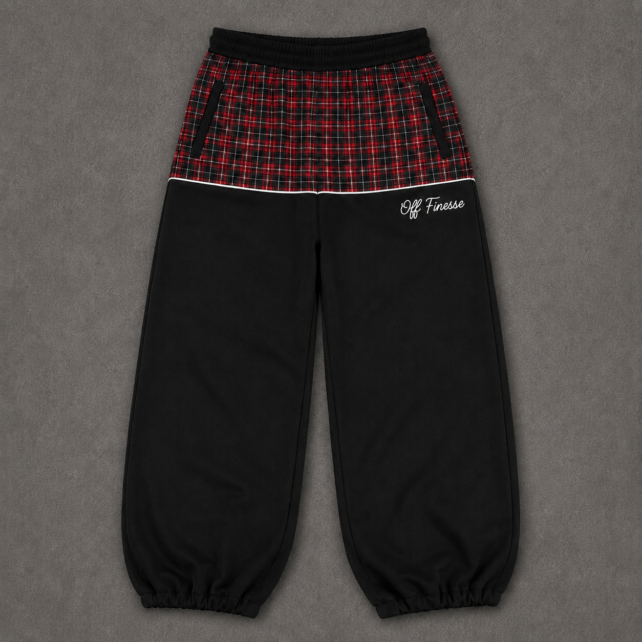 CRISMON PLAID ESSENTIAL PANTS