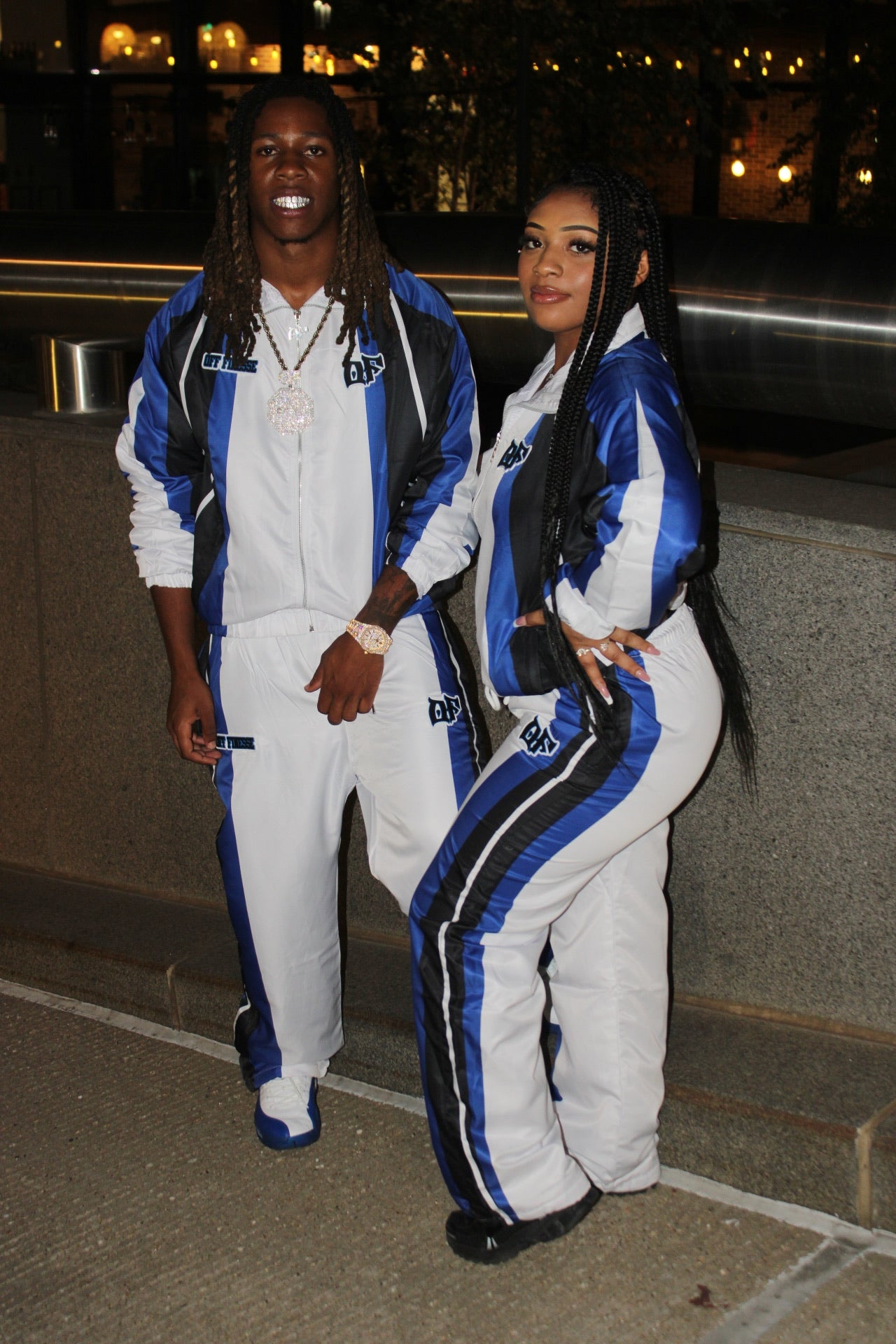 Royal Blue Windbreaker Set