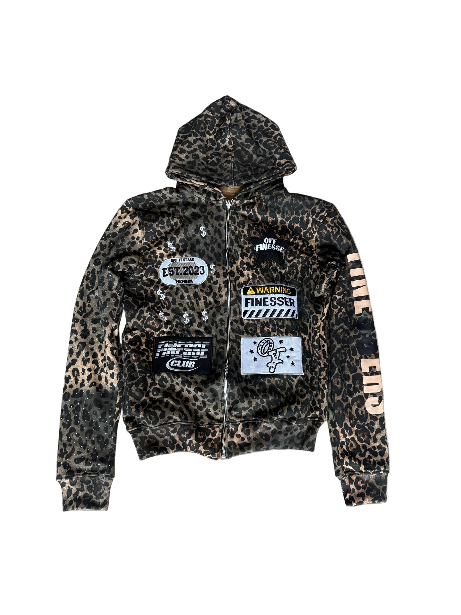 Cheeta Patchwork Zipup