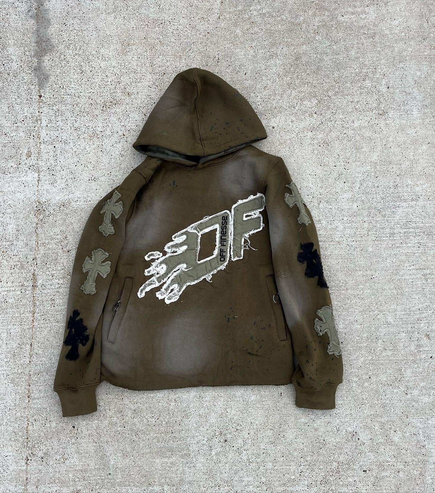 OLIVE GREEN OF HOODIE