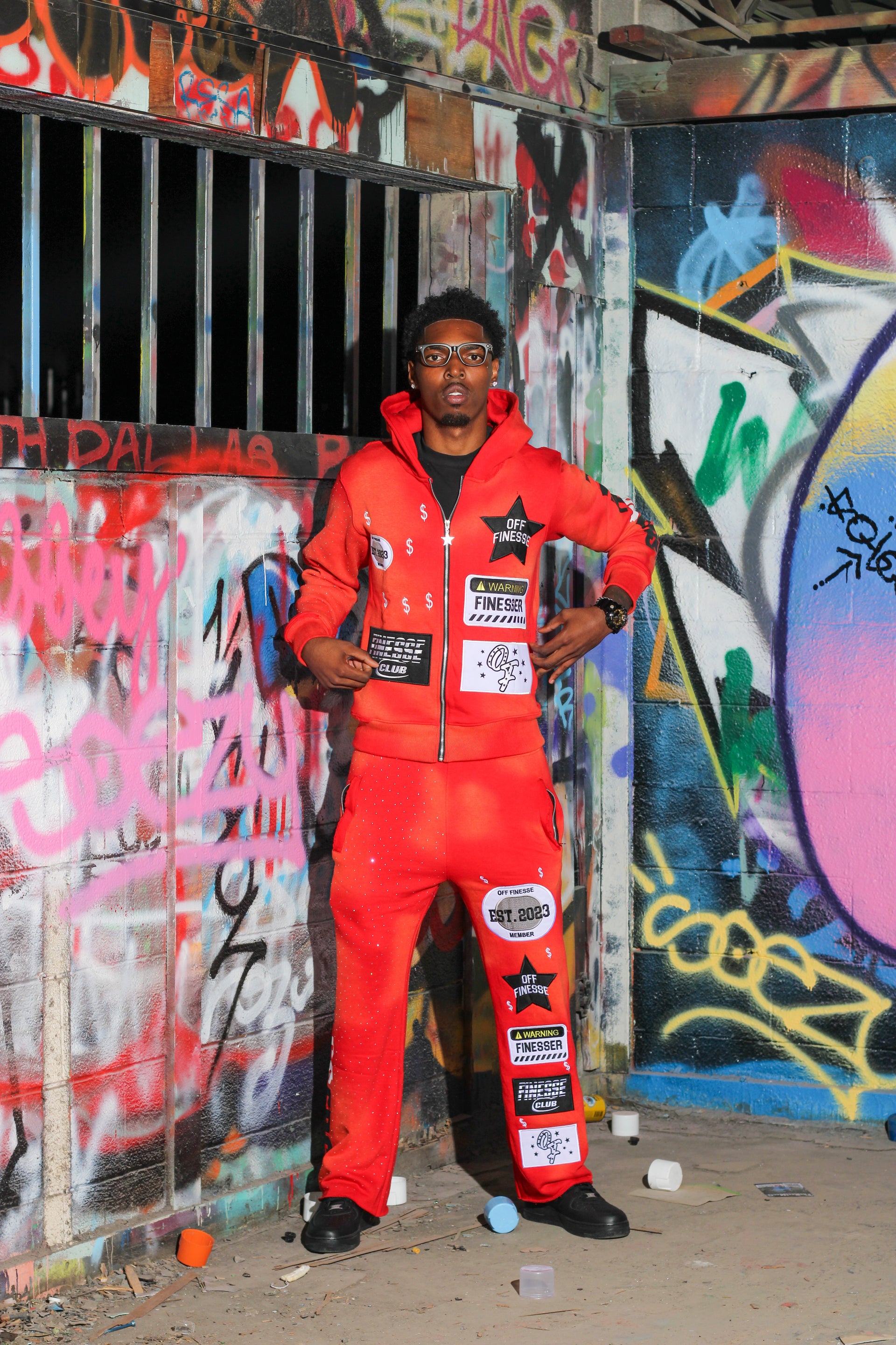 Bloody Patchwork Sweatsuit