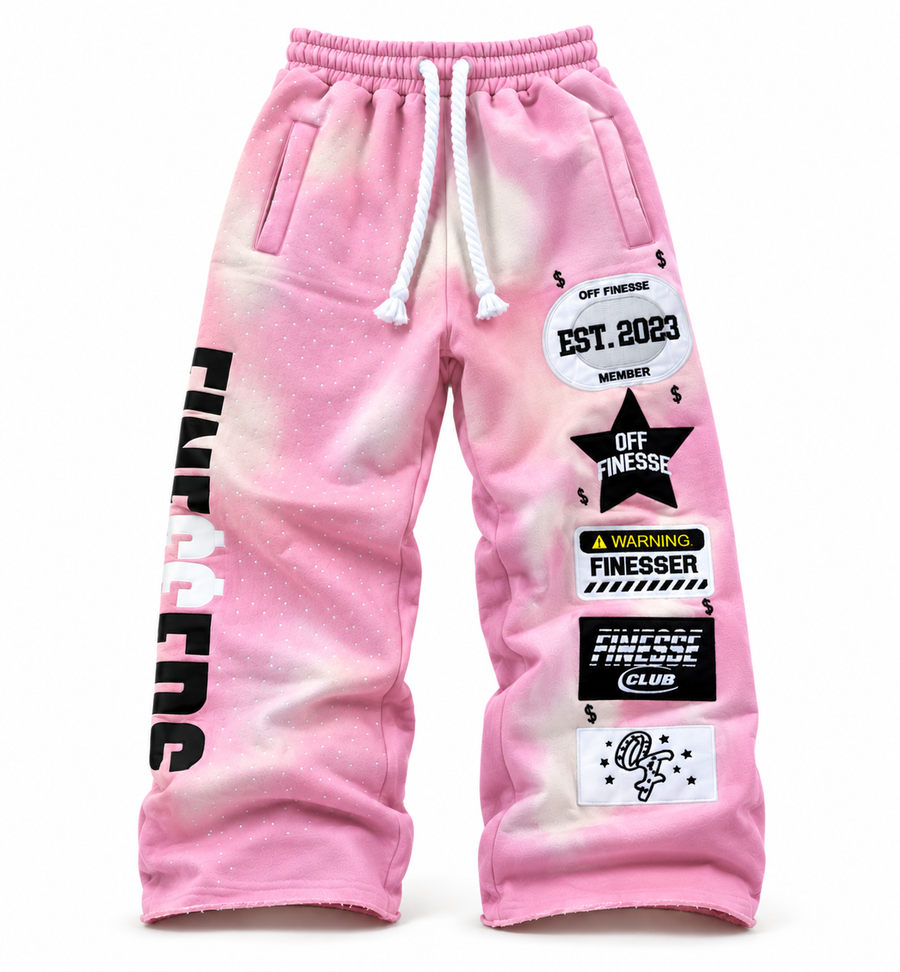 ROSE PATCHWORK SWEATS