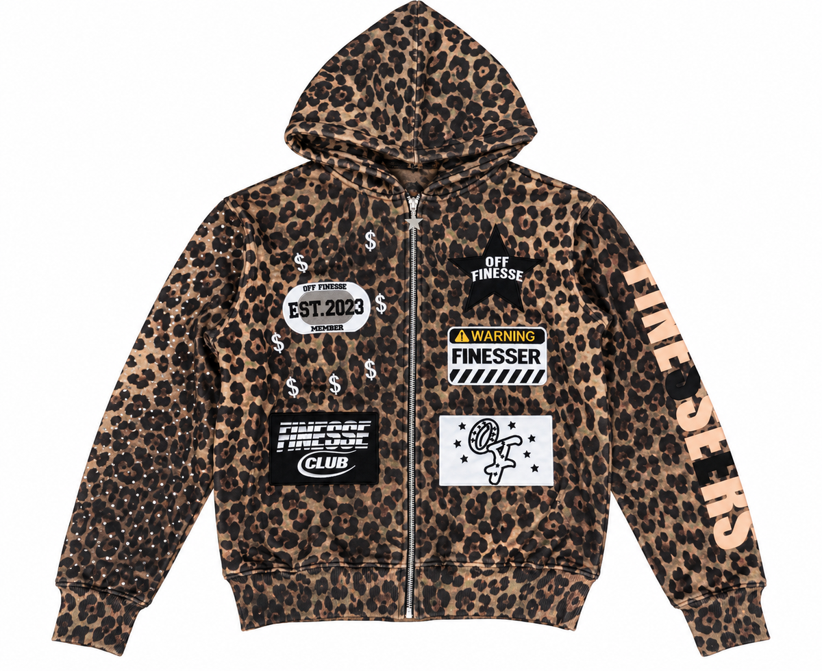 Cheeta Patchwork Zipup