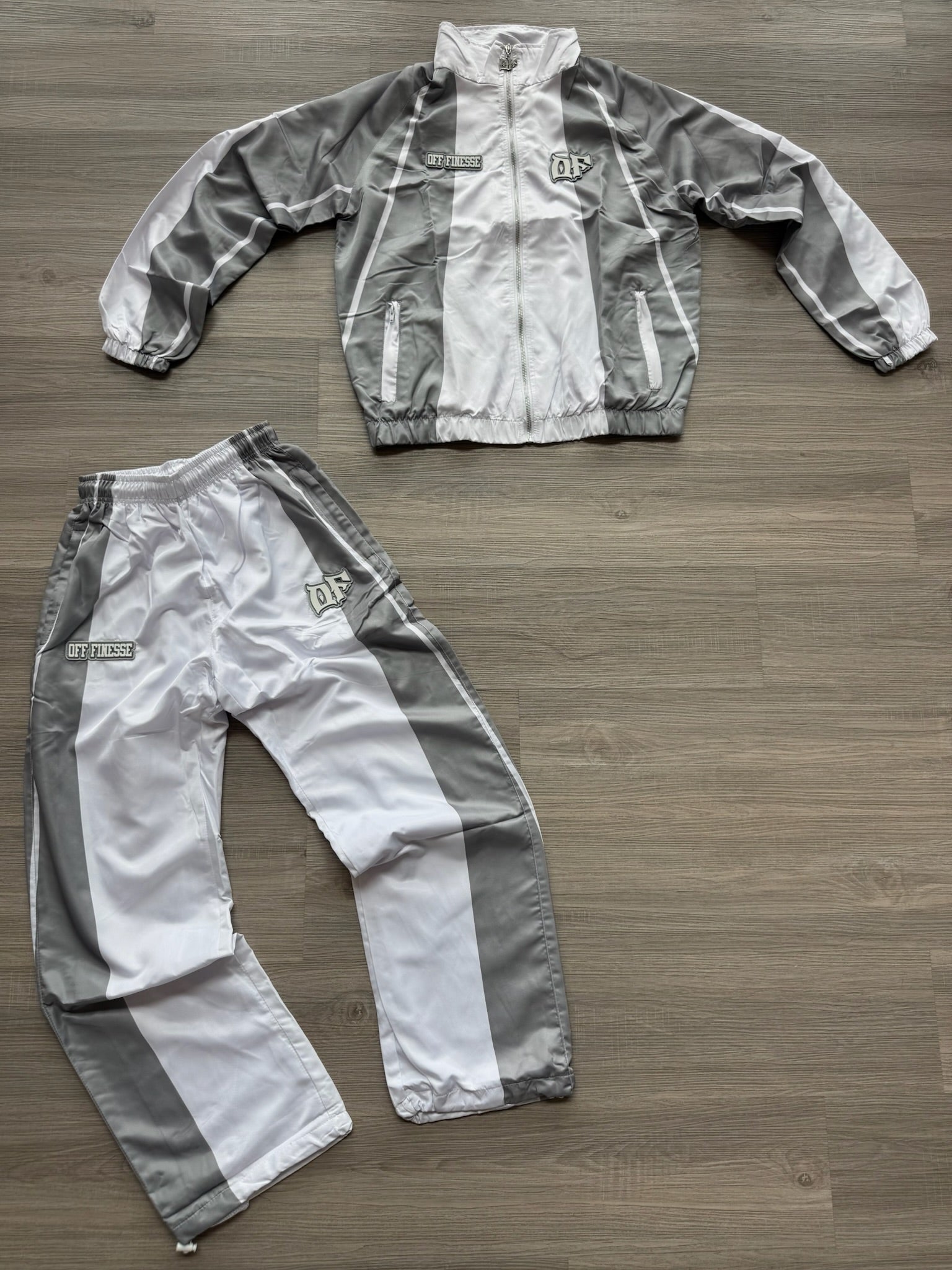 Cool Grey Windbreaker Set