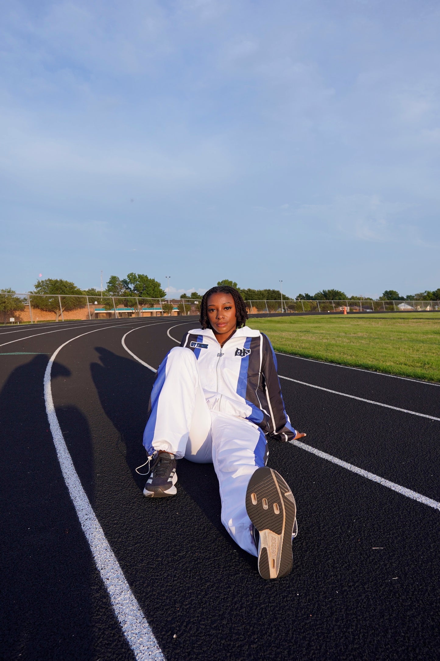 Royal Blue Windbreaker Set