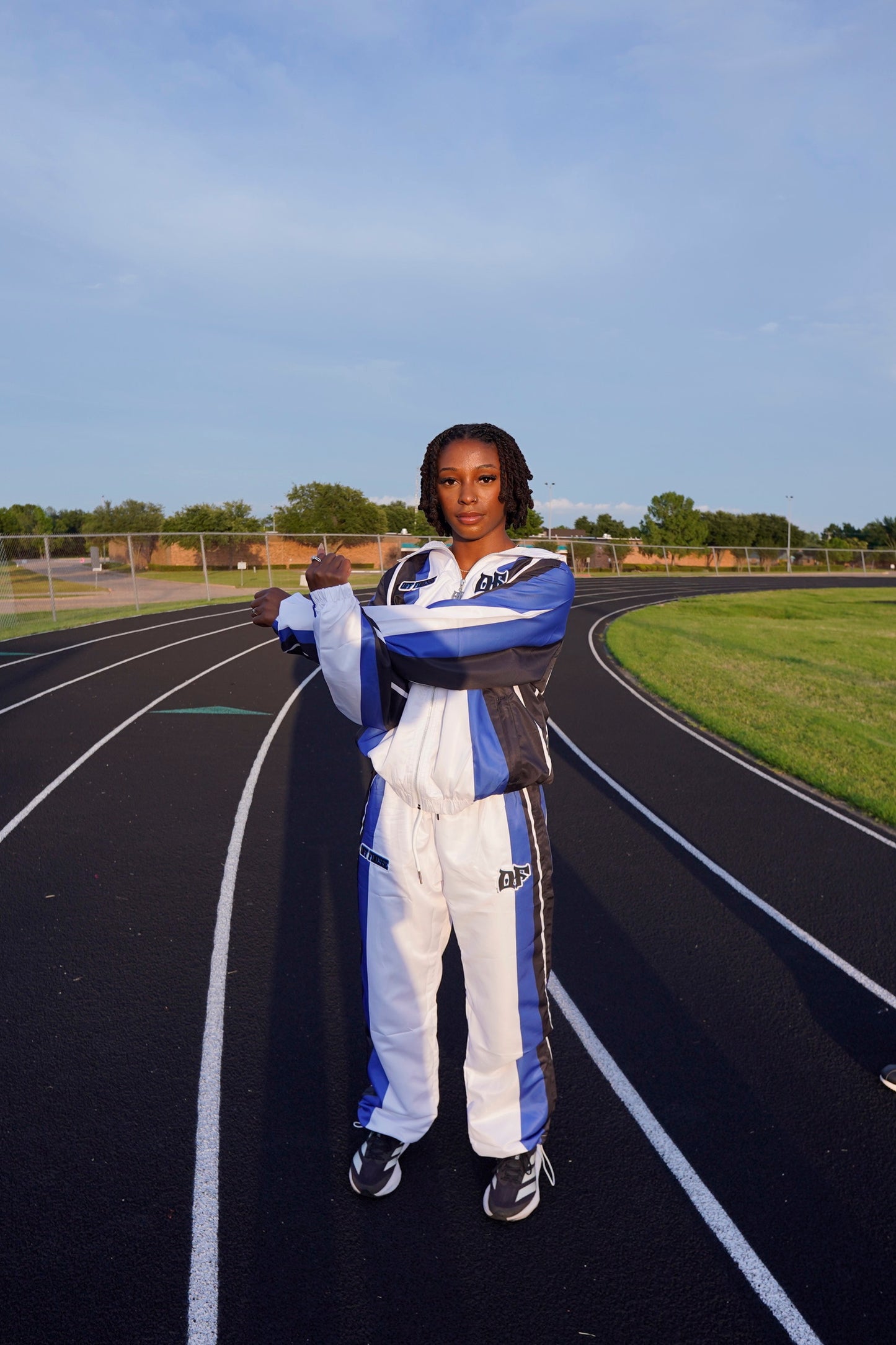 Royal Blue Windbreaker Set